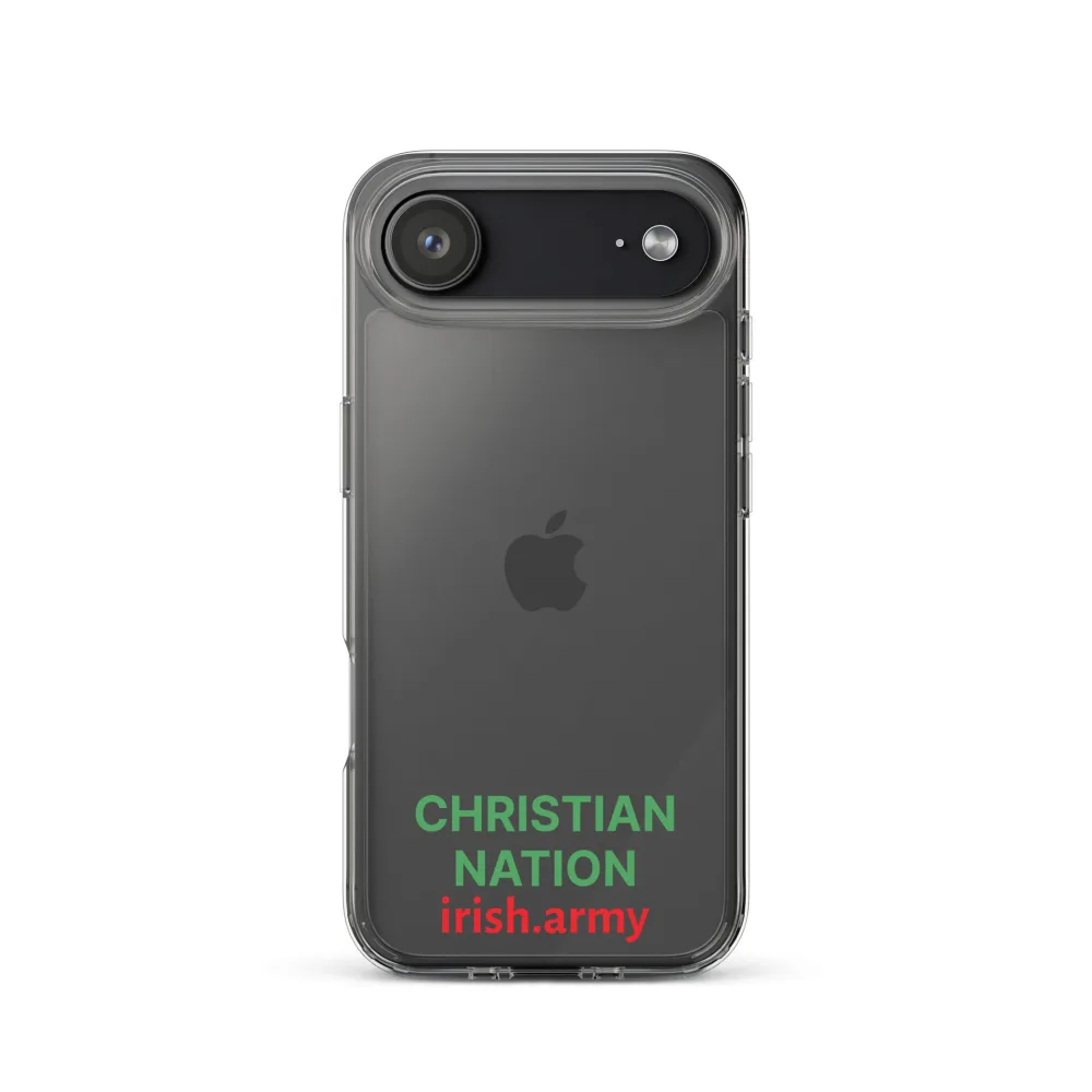 Christian Nation - Klare Hülle für iPhone®