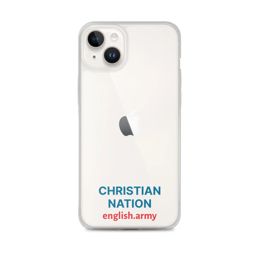 Christian Nation - Klare Hülle für iPhone®