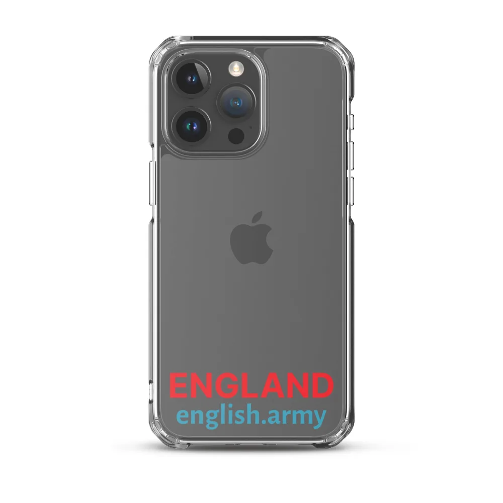 ENGLAND - Transparente Hülle für iPhone®