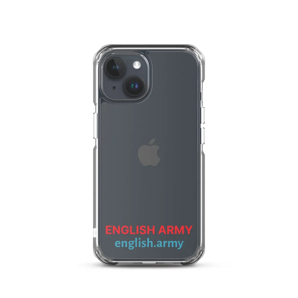 ENGLISCHE ARMEE – Transparente Hülle für iPhone®