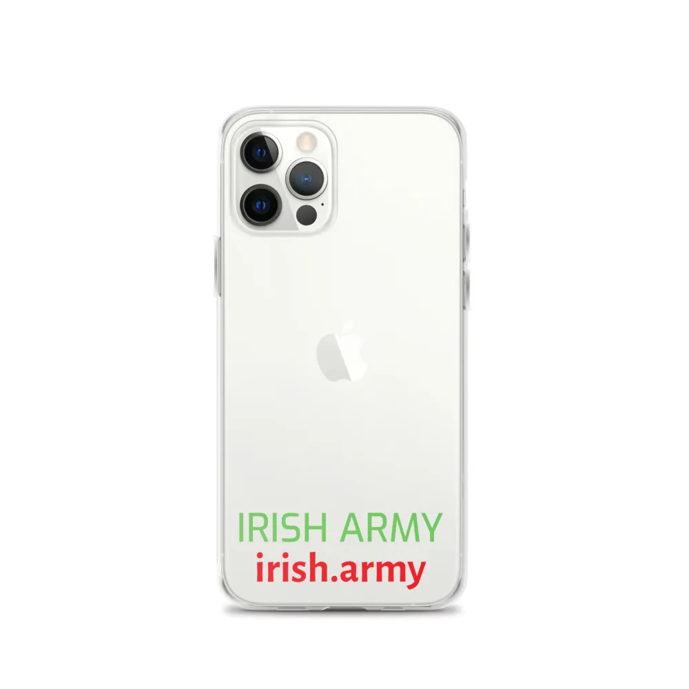 Irische Armee - Transparente Hülle für iPhone®