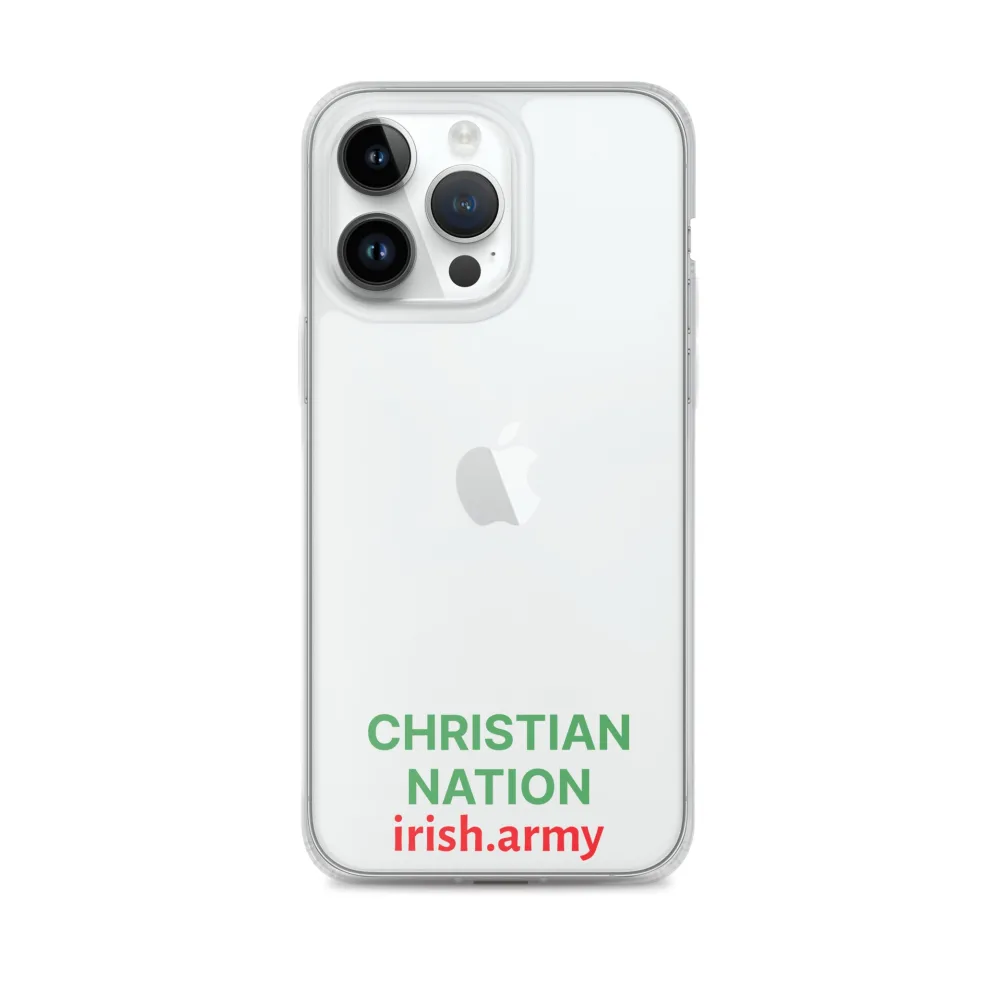 Christian Nation - Klare Hülle für iPhone®