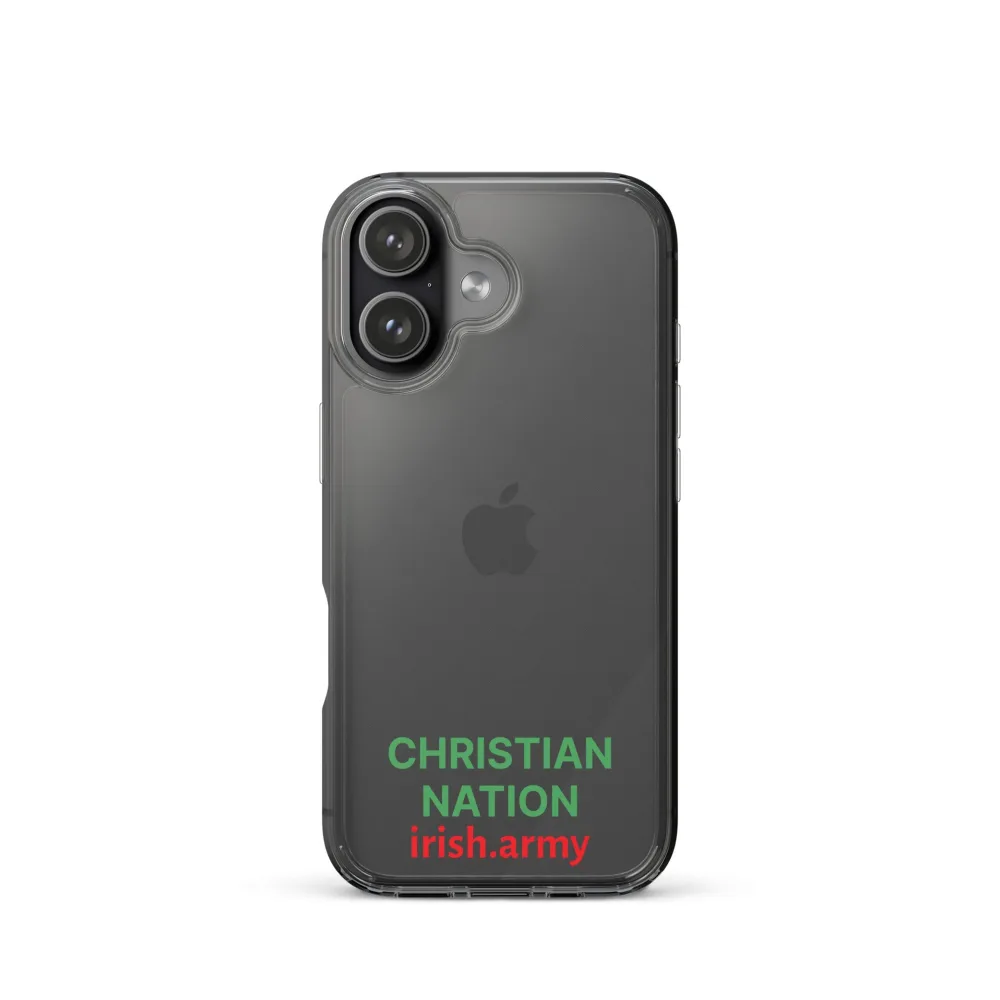 Christian Nation - Klare Hülle für iPhone®