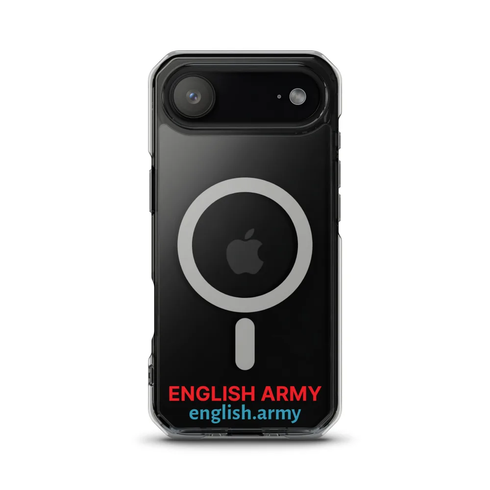ENGLISCHE ARMEE - MagSafe® Klarsichthülle für iPhone®