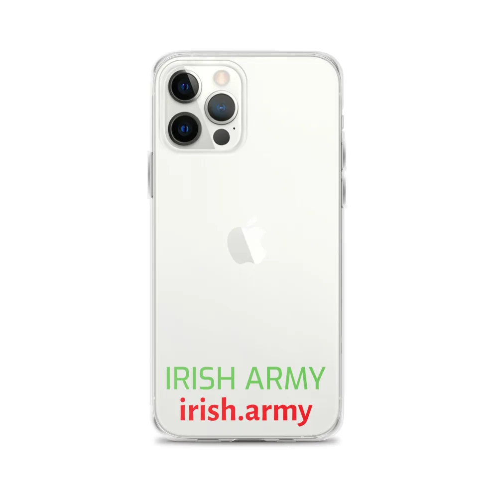 Irische Armee - Transparente Hülle für iPhone®