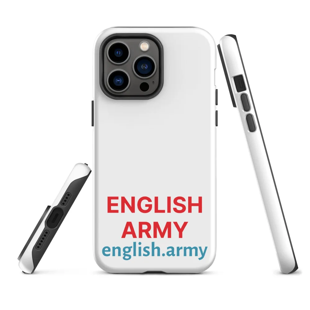 ENGLISCHE ARMEE – Robuste Schutzhülle für iPhone®