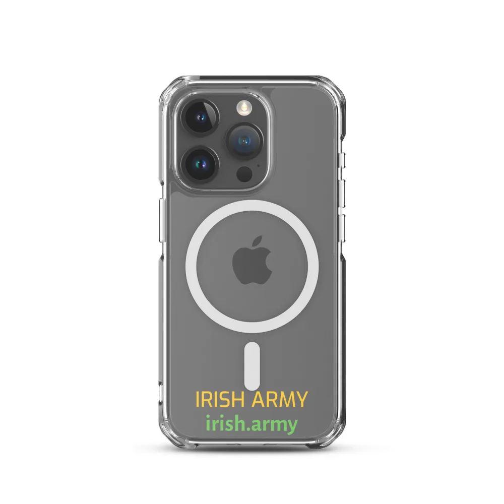 Irische Armee - MagSafe® Clear Case für iPhone®