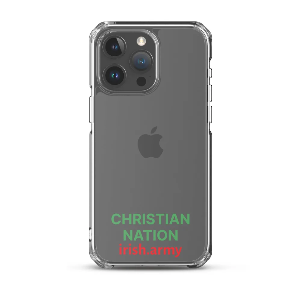 Christian Nation - Klare Hülle für iPhone®