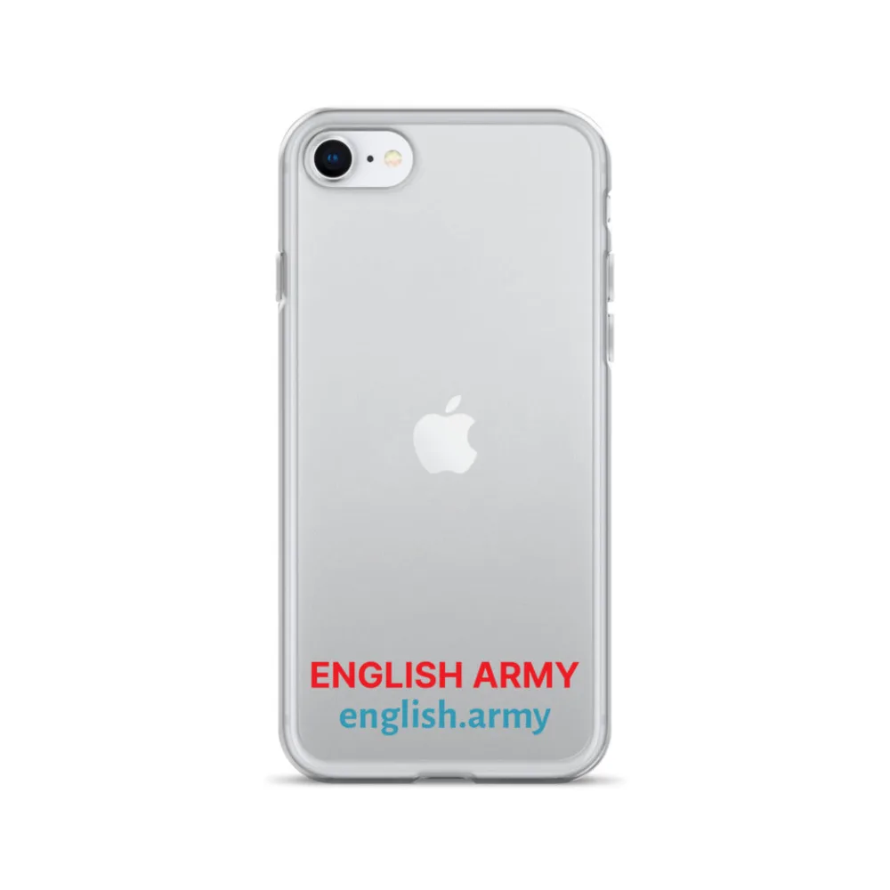 ENGLISCHE ARMEE – Transparente Hülle für iPhone®