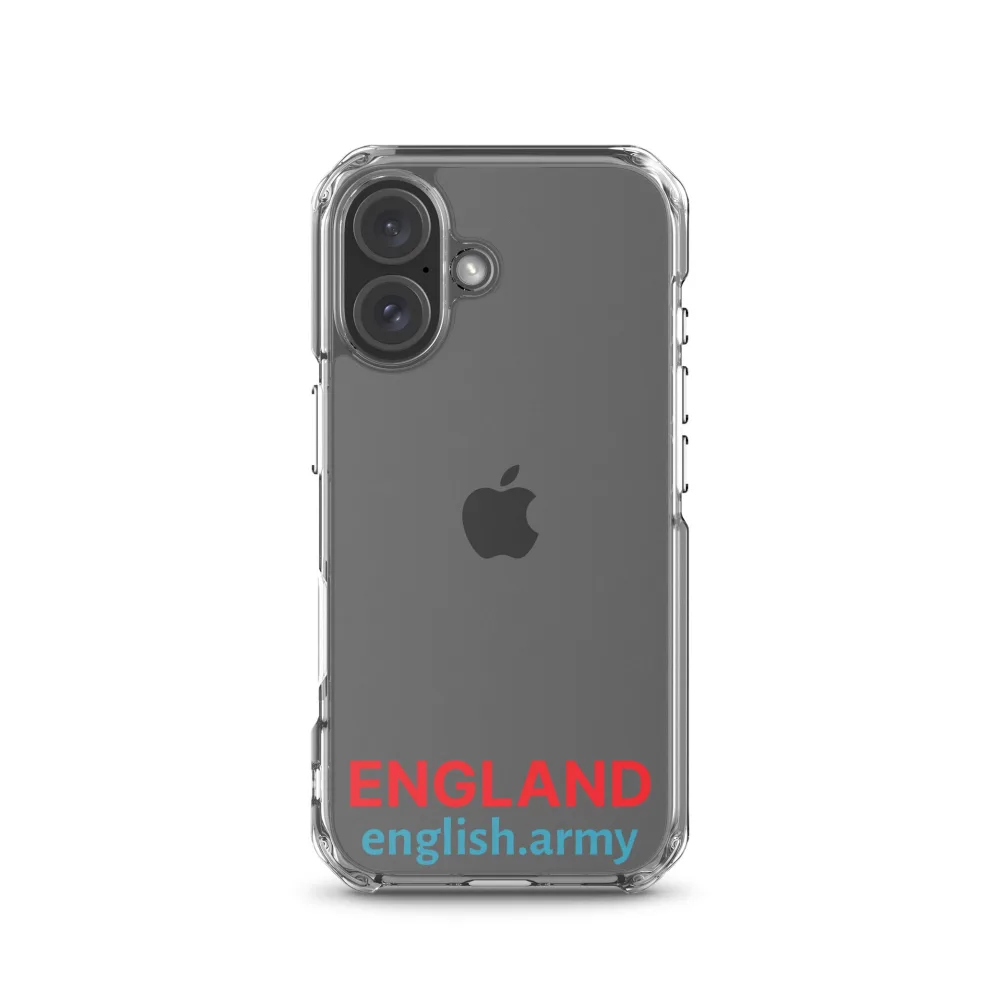 ENGLAND - Transparente Hülle für iPhone®