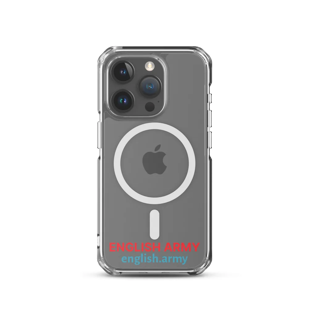 ENGLISCHE ARMEE - MagSafe® Klarsichthülle für iPhone®