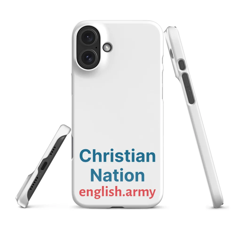 Christian Nation - Snap Case für iPhone®