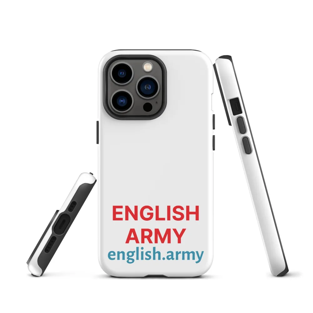 ENGLISCHE ARMEE – Robuste Schutzhülle für iPhone®