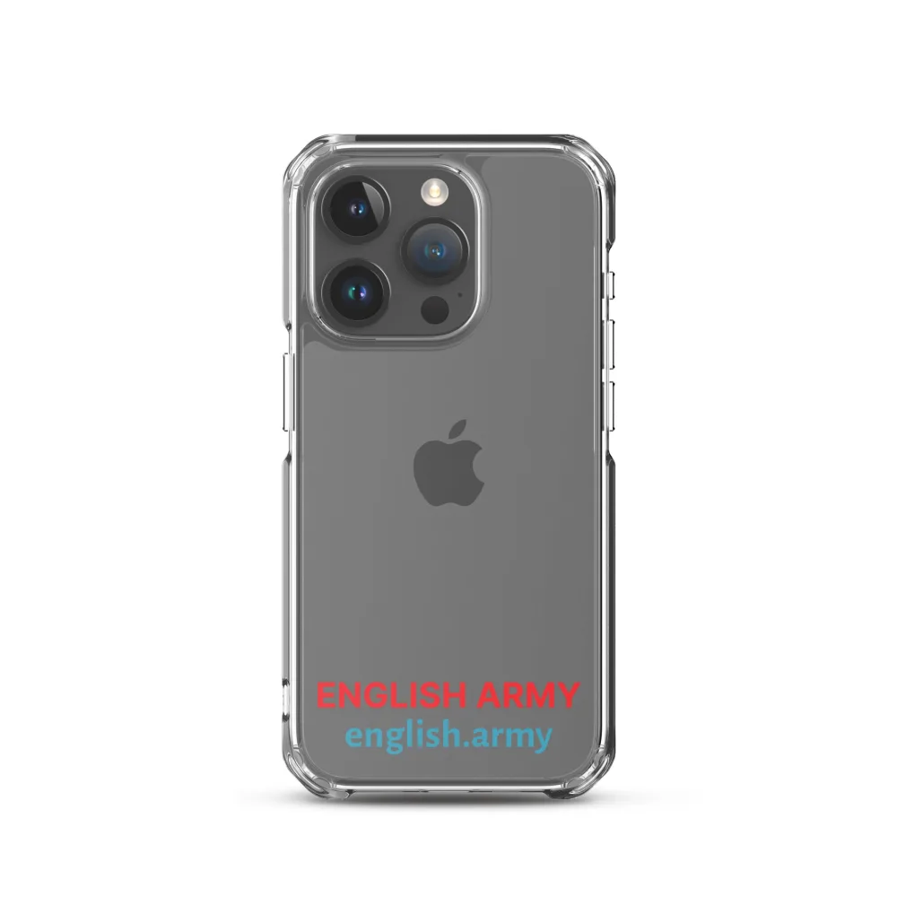ENGLISCHE ARMEE – Transparente Hülle für iPhone®