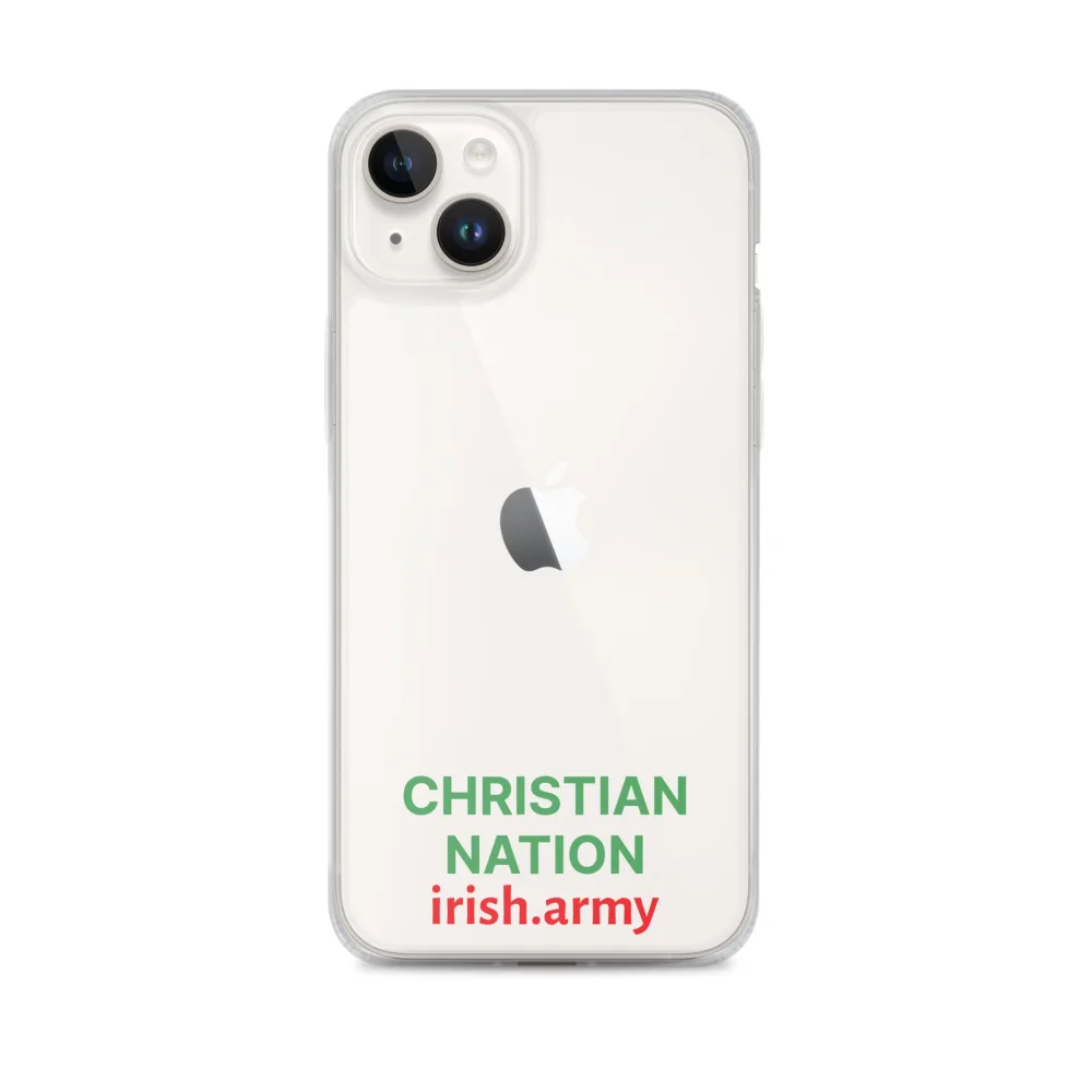 Christian Nation - Klare Hülle für iPhone®