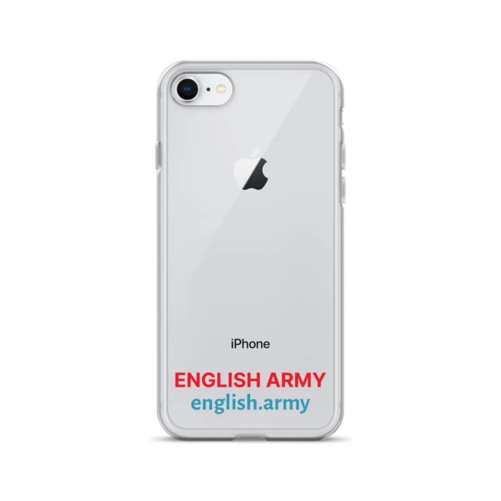 ENGLISCHE ARMEE – Transparente Hülle für iPhone®