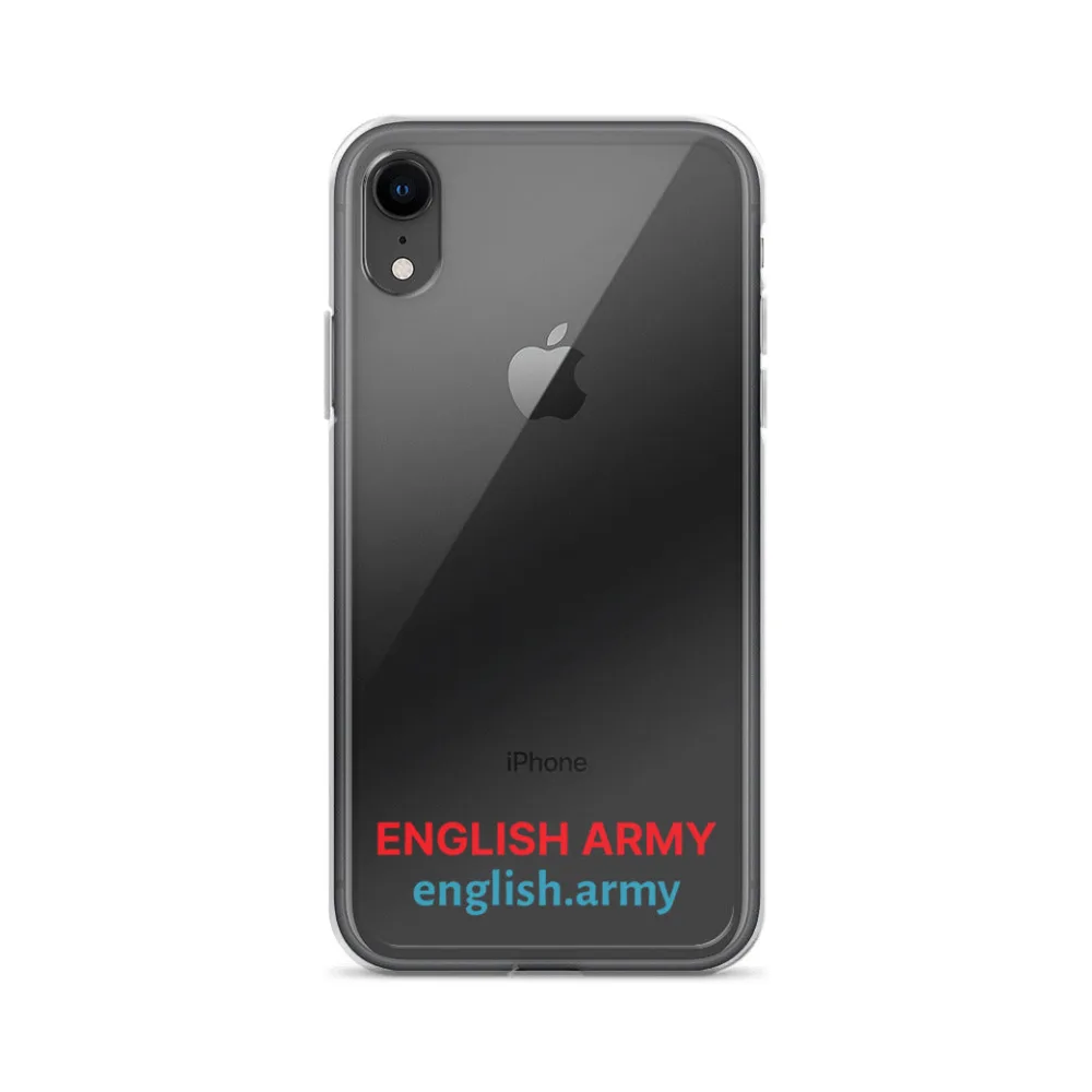 ENGLISCHE ARMEE – Transparente Hülle für iPhone®