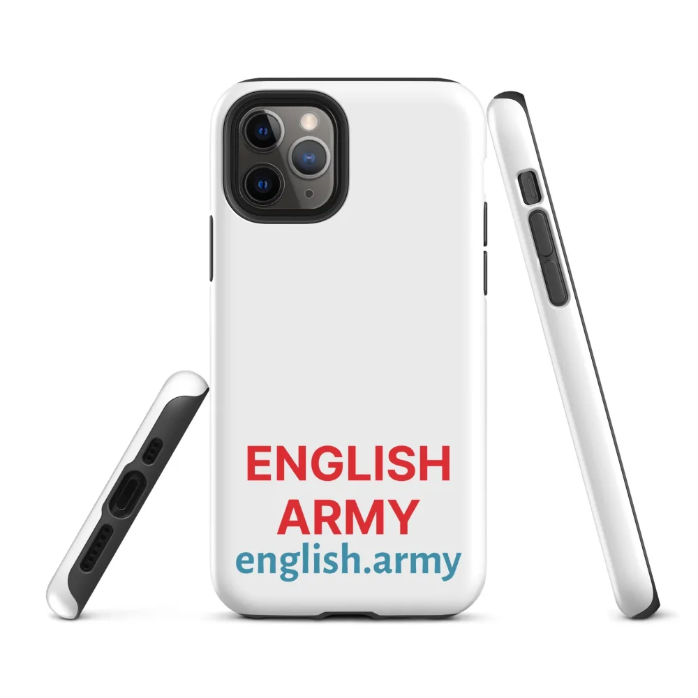 ENGLISCHE ARMEE – Robuste Schutzhülle für iPhone®