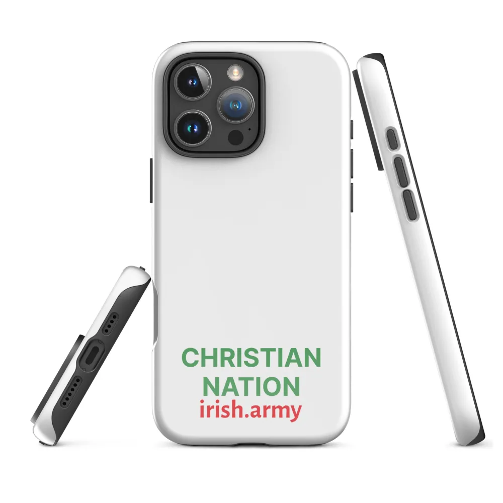 Christian Nation - Robuste Hülle für iPhone®