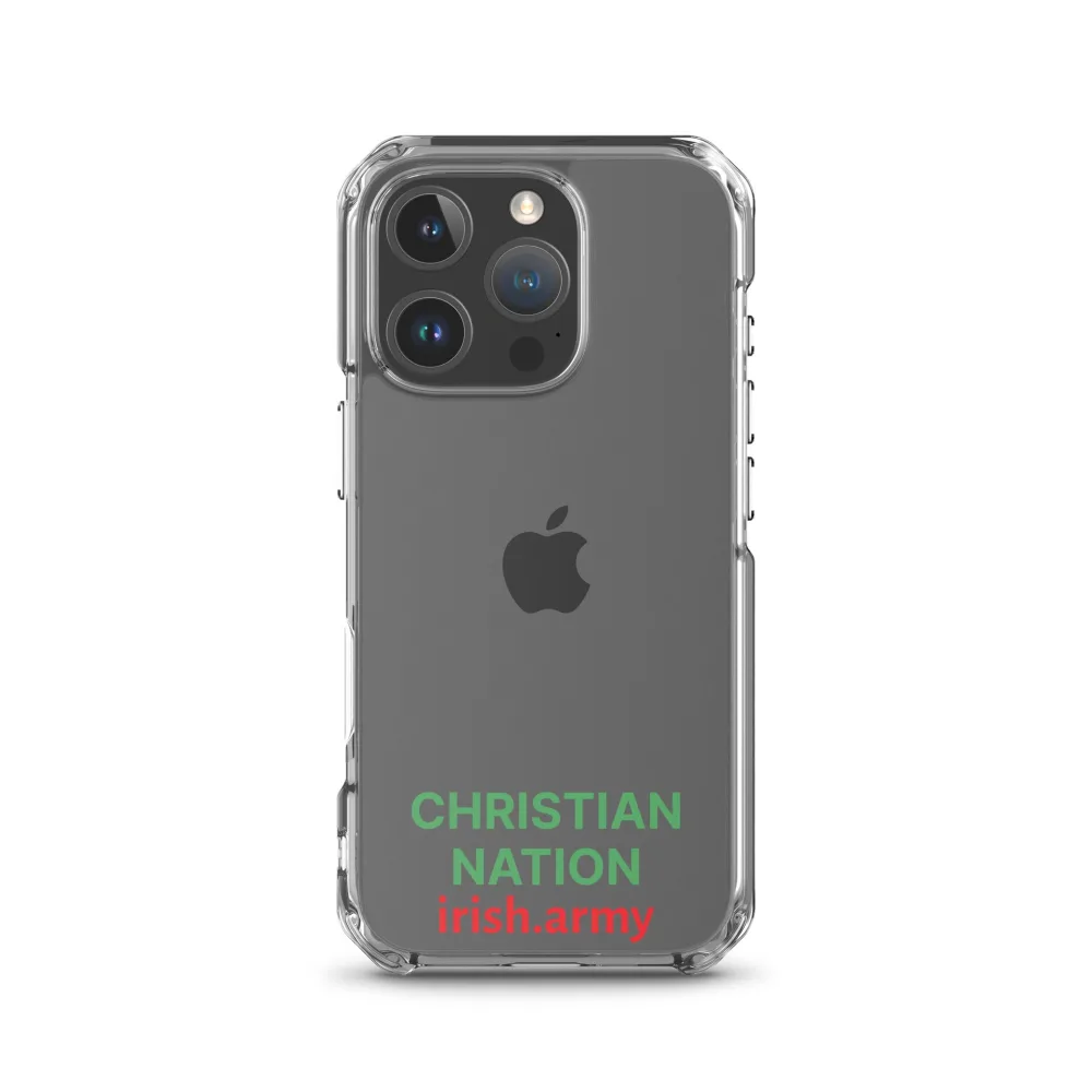 Christian Nation - Klare Hülle für iPhone®