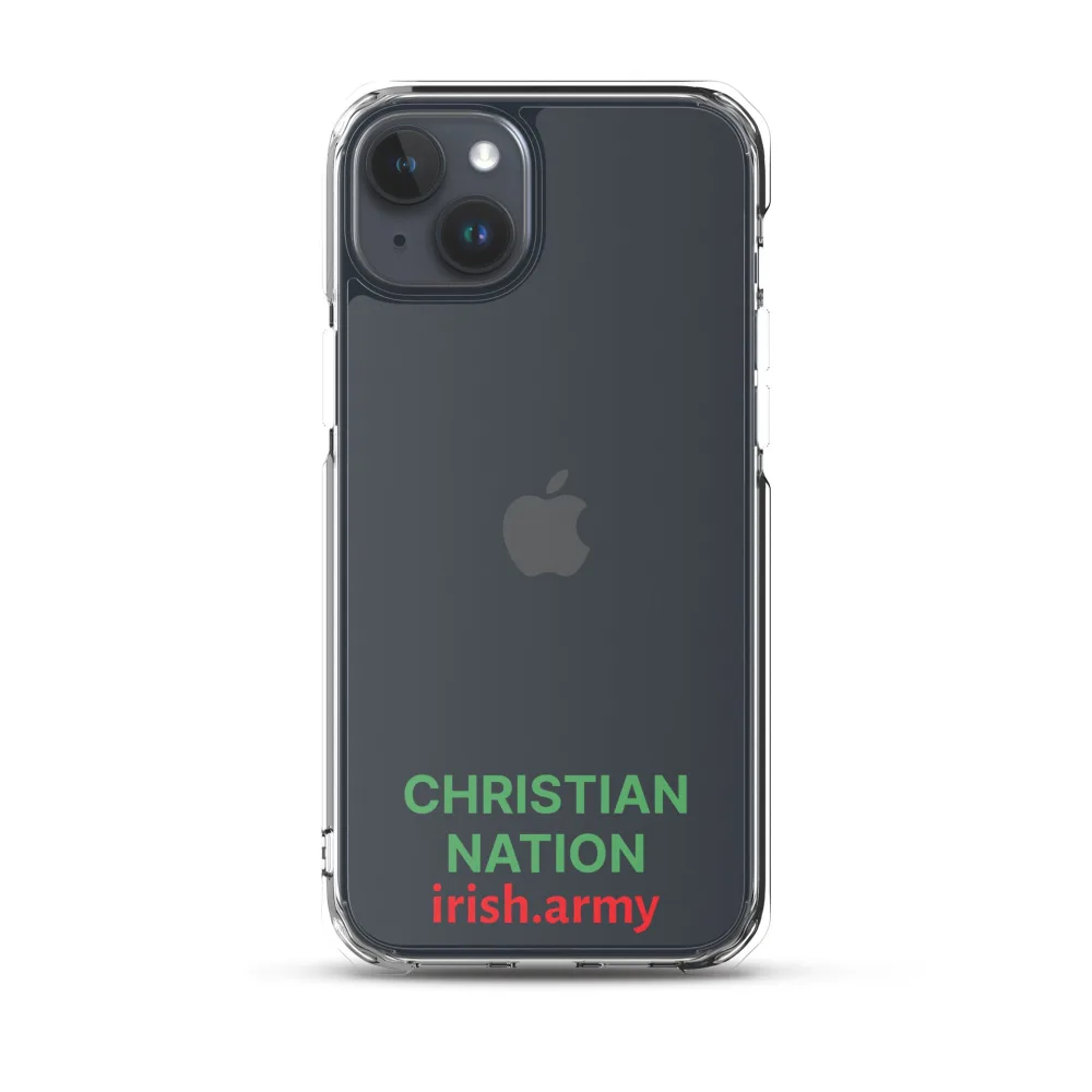 Christian Nation - Klare Hülle für iPhone®