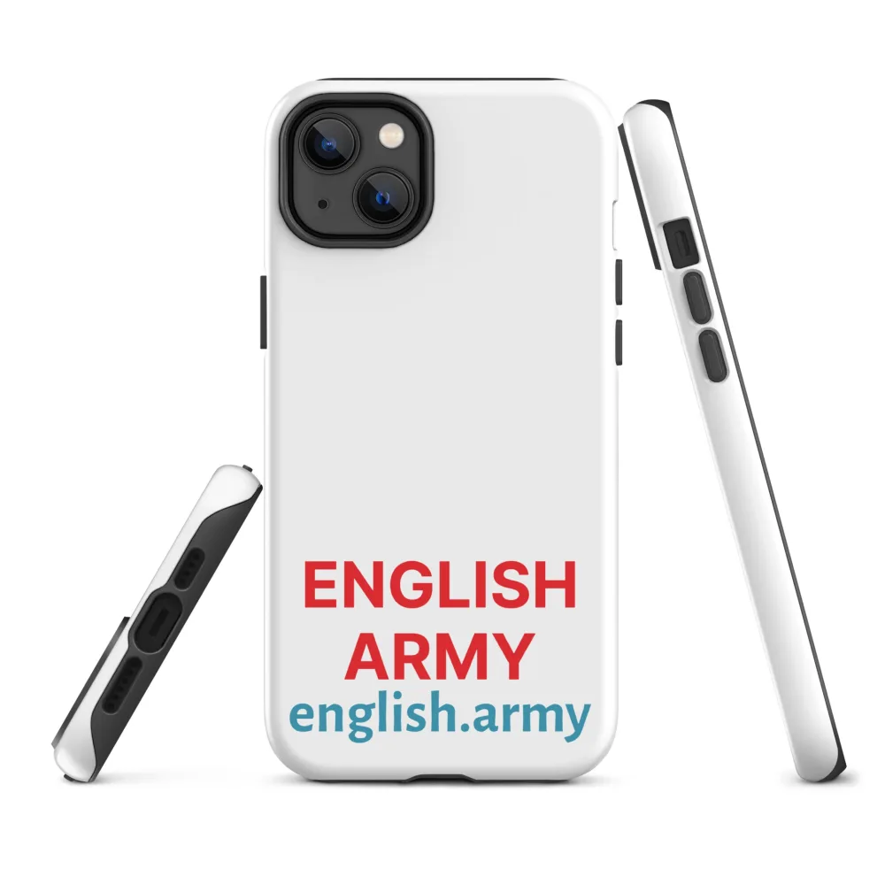 ENGLISCHE ARMEE – Robuste Schutzhülle für iPhone®