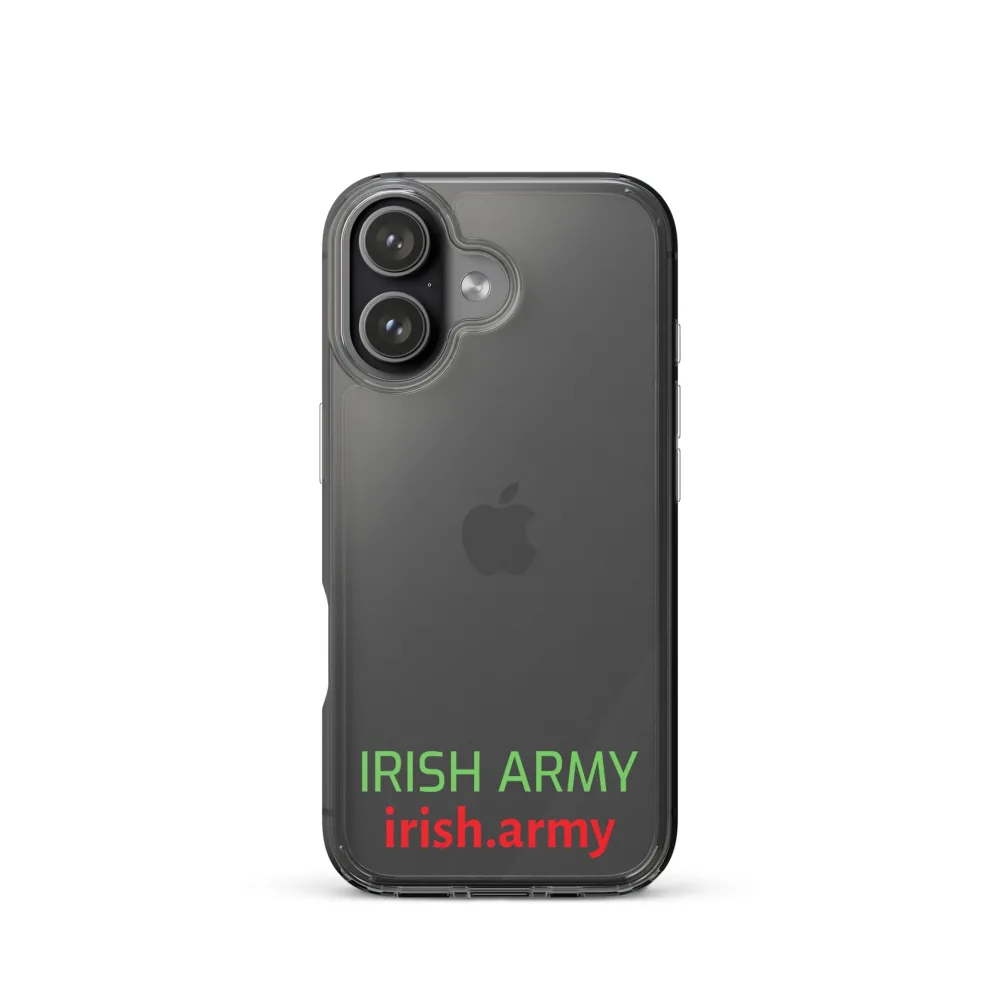 Irische Armee - Transparente Hülle für iPhone®