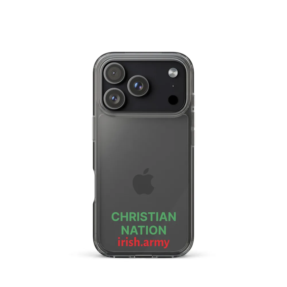 Christian Nation - Klare Hülle für iPhone®