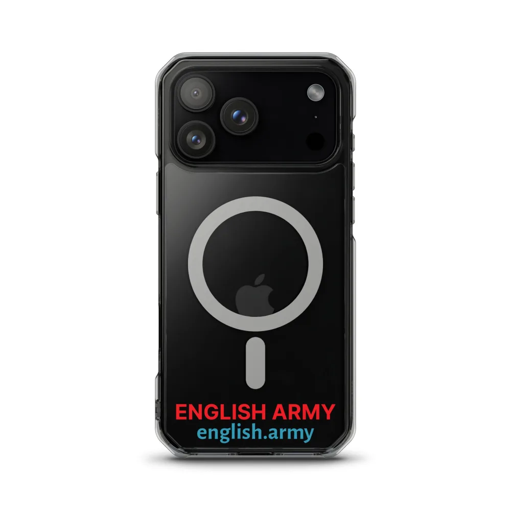 ENGLISCHE ARMEE - MagSafe® Klarsichthülle für iPhone®