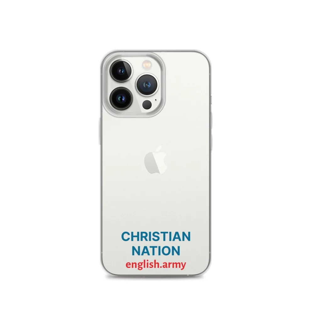 Christian Nation - Klare Hülle für iPhone®