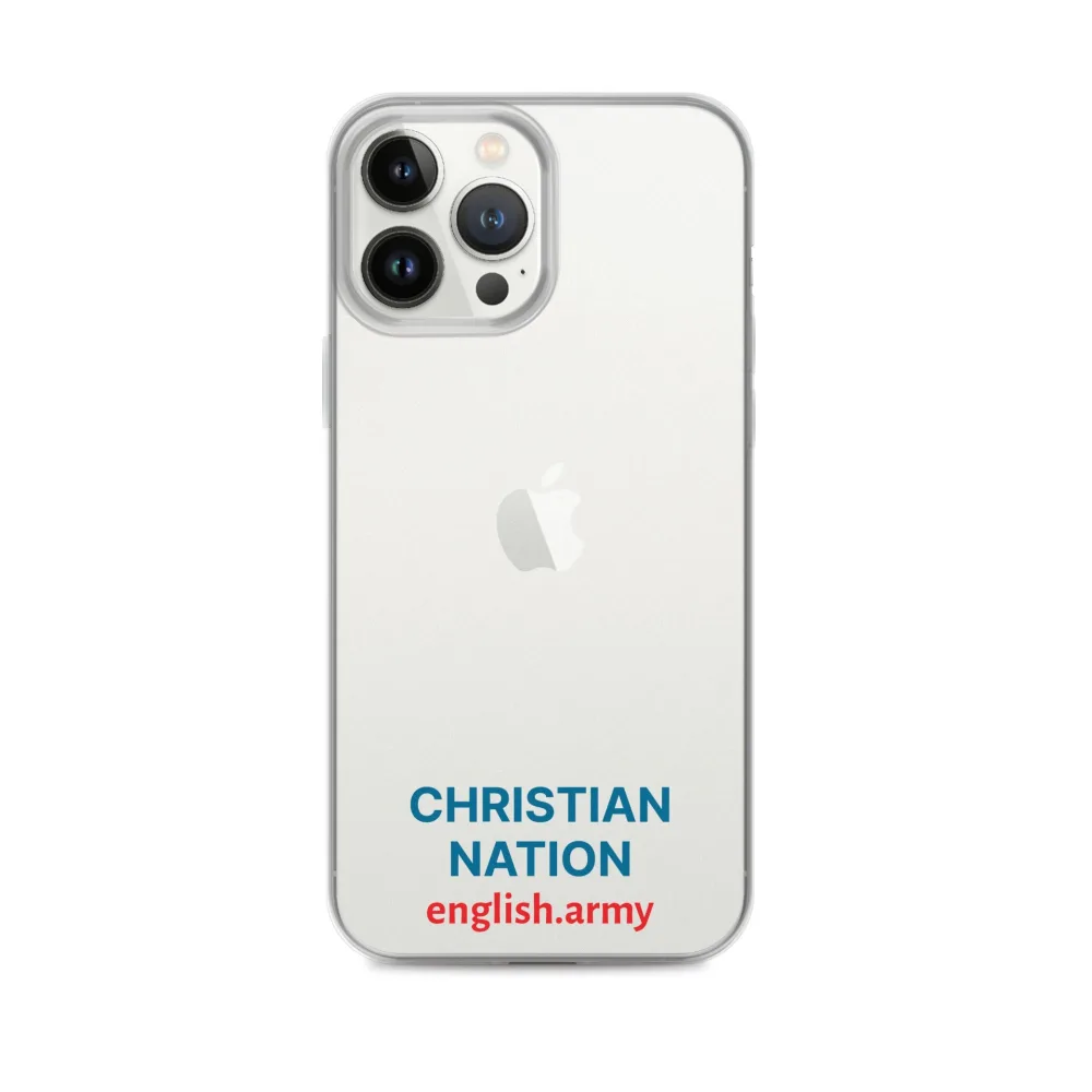 Christian Nation - Klare Hülle für iPhone®