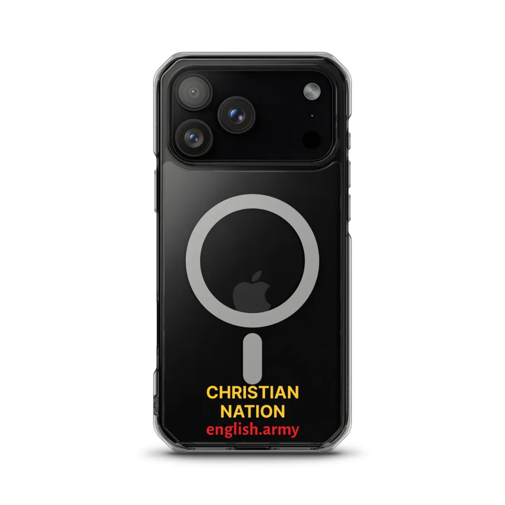 Christian Nation - MagSafe® Clear Case für iPhone®