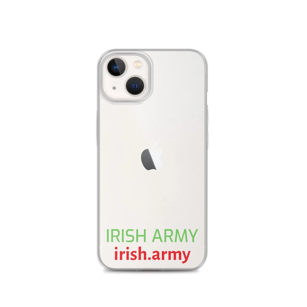 Irische Armee - Transparente Hülle für iPhone®