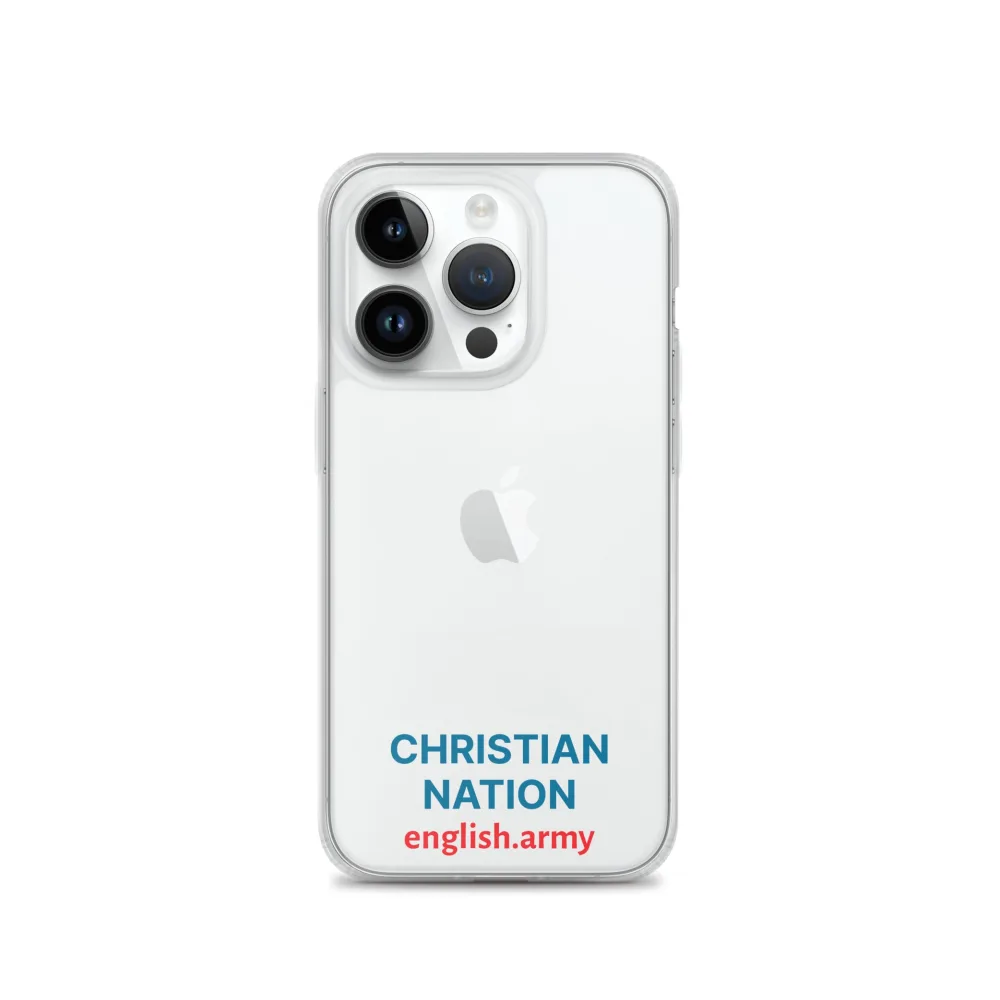 Christian Nation - Klare Hülle für iPhone®
