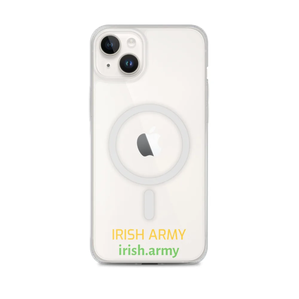 Irische Armee - MagSafe® Clear Case für iPhone®