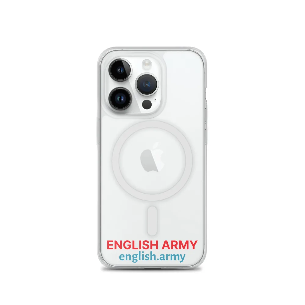 ENGLISCHE ARMEE - MagSafe® Klarsichthülle für iPhone®