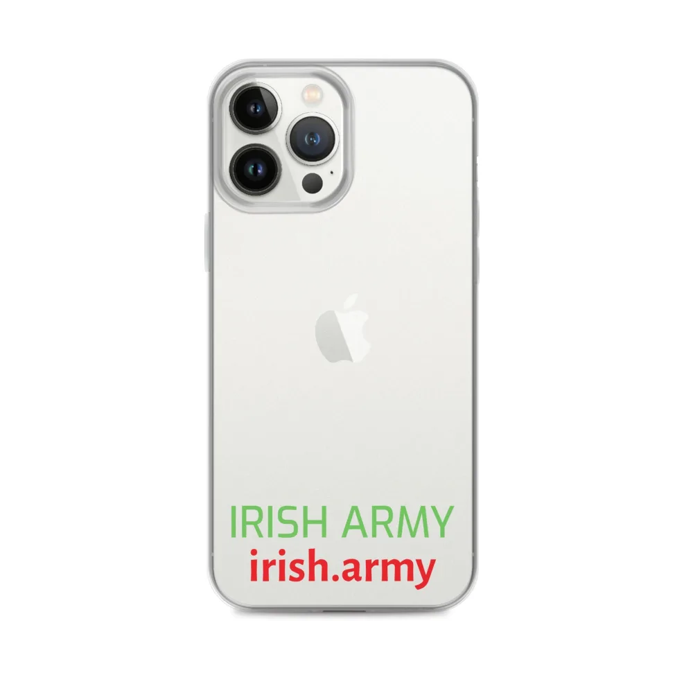Irische Armee - Transparente Hülle für iPhone®
