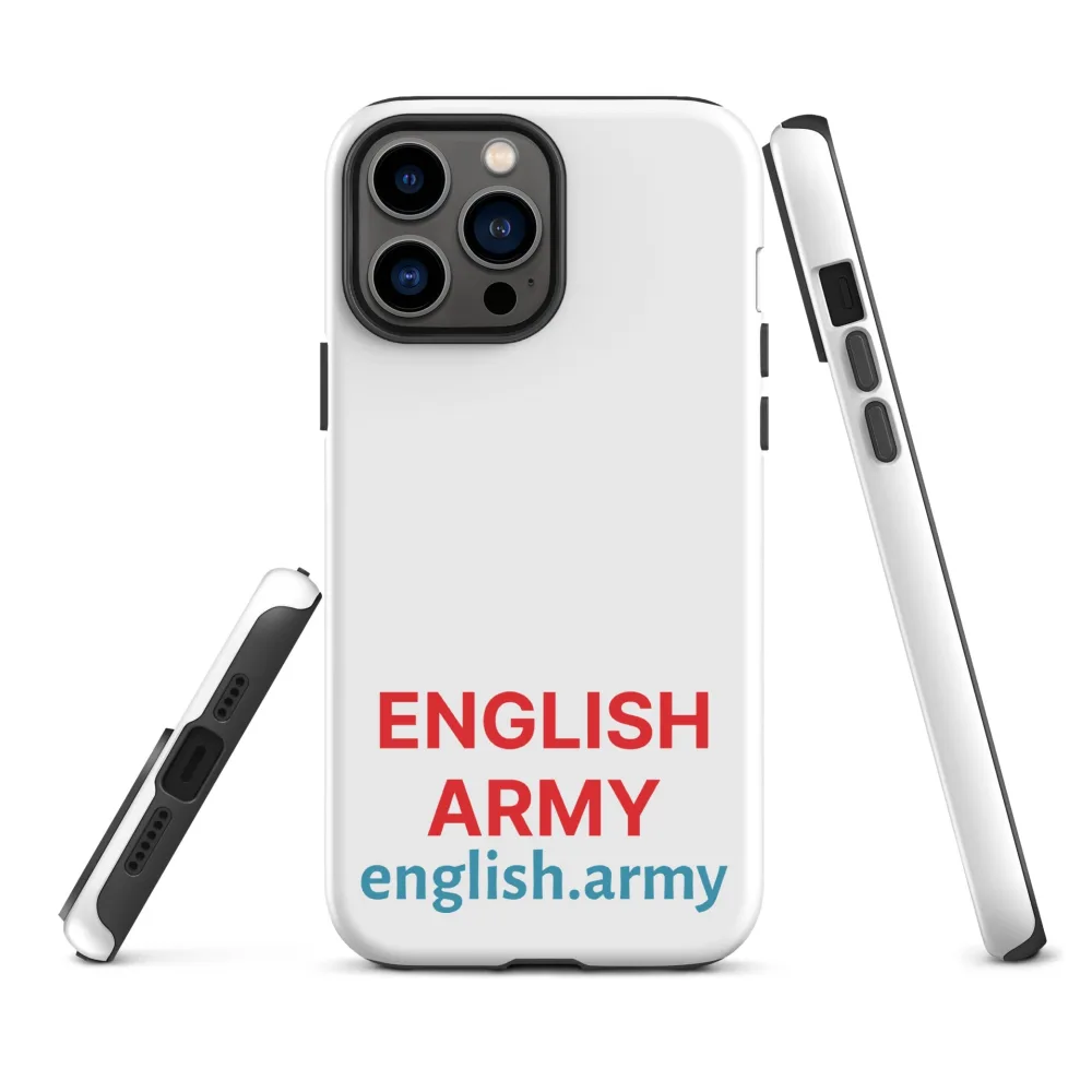ENGLISCHE ARMEE – Robuste Schutzhülle für iPhone®