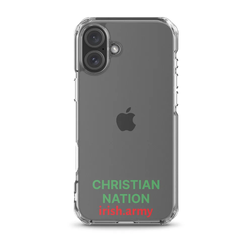 Christian Nation - Klare Hülle für iPhone®