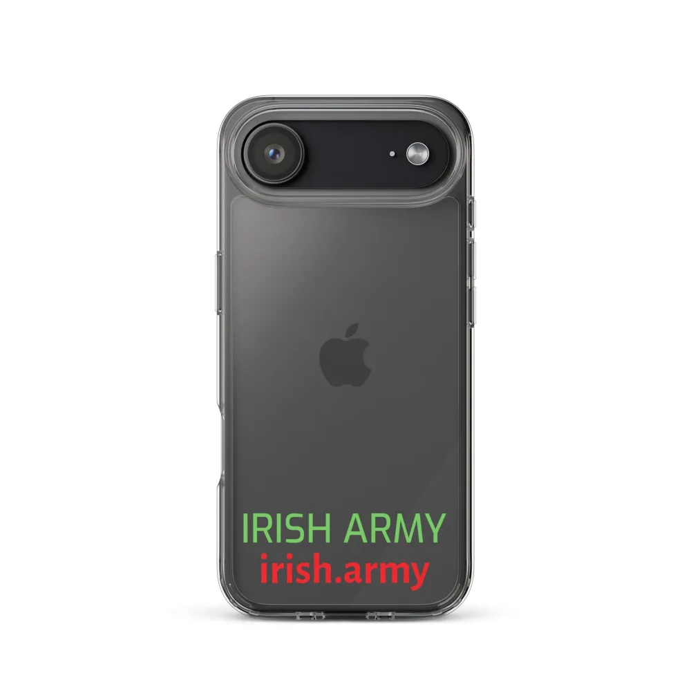 Irische Armee - Transparente Hülle für iPhone®