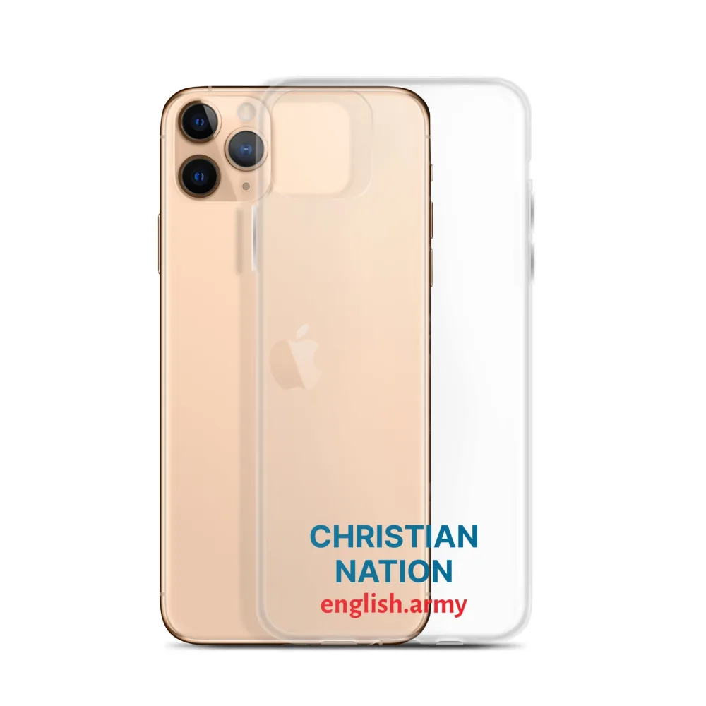 Christian Nation - Klare Hülle für iPhone®