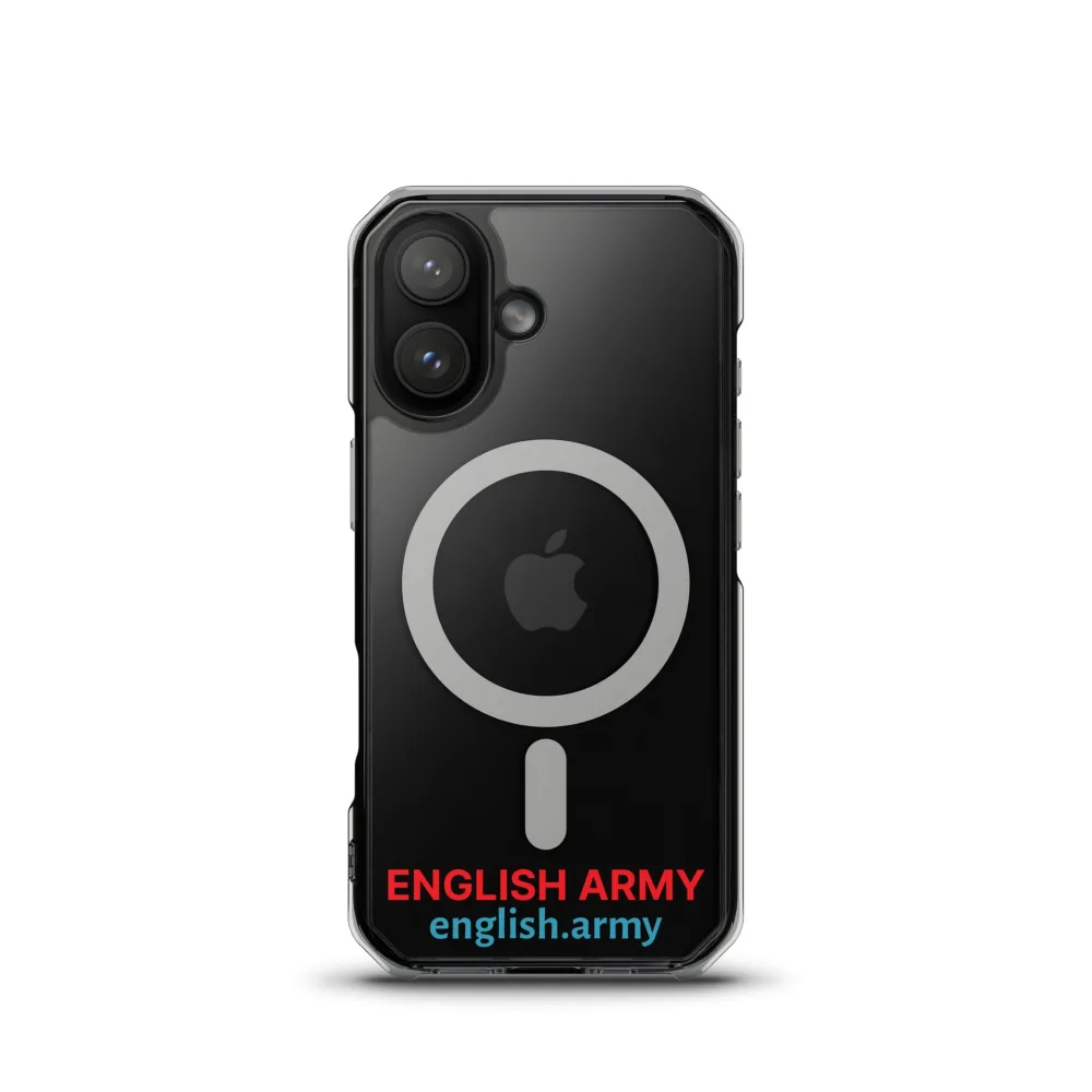 ENGLISCHE ARMEE - MagSafe® Klarsichthülle für iPhone®
