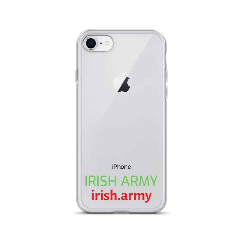 Irische Armee - Transparente Hülle für iPhone®