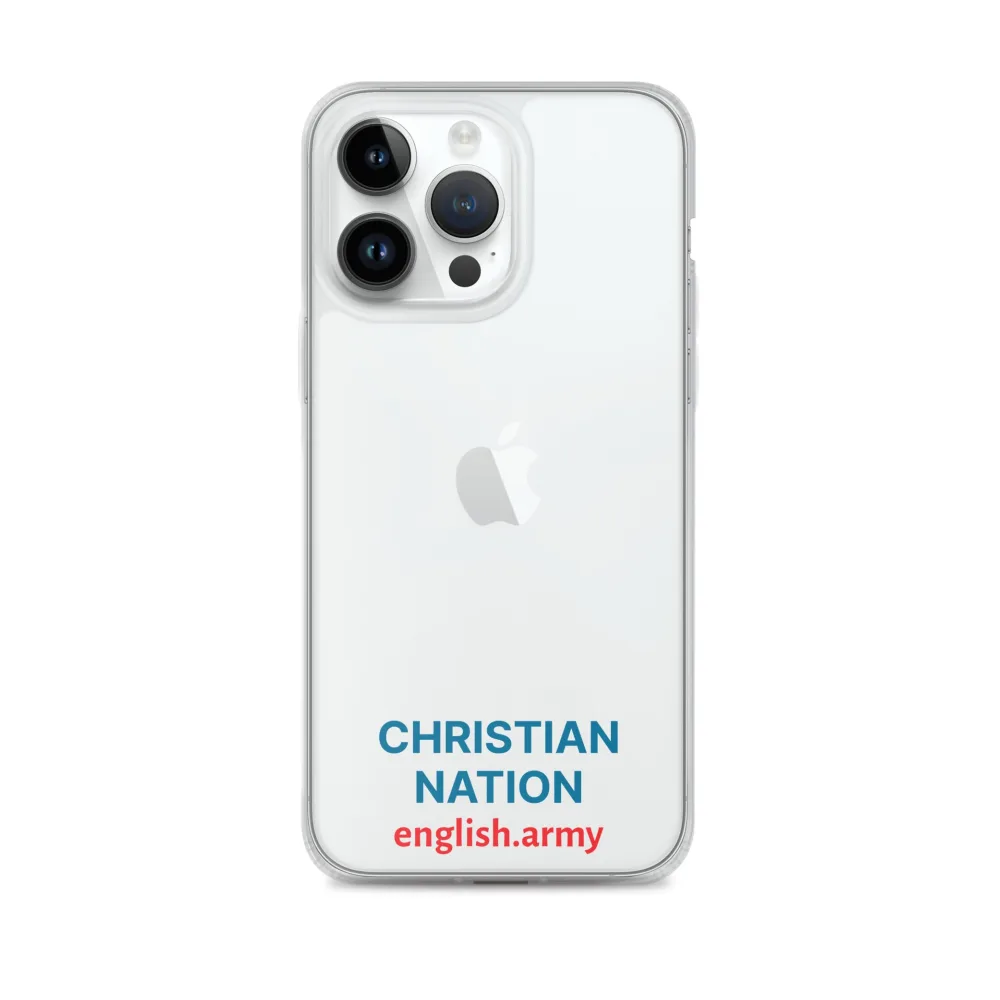 Christian Nation - Klare Hülle für iPhone®