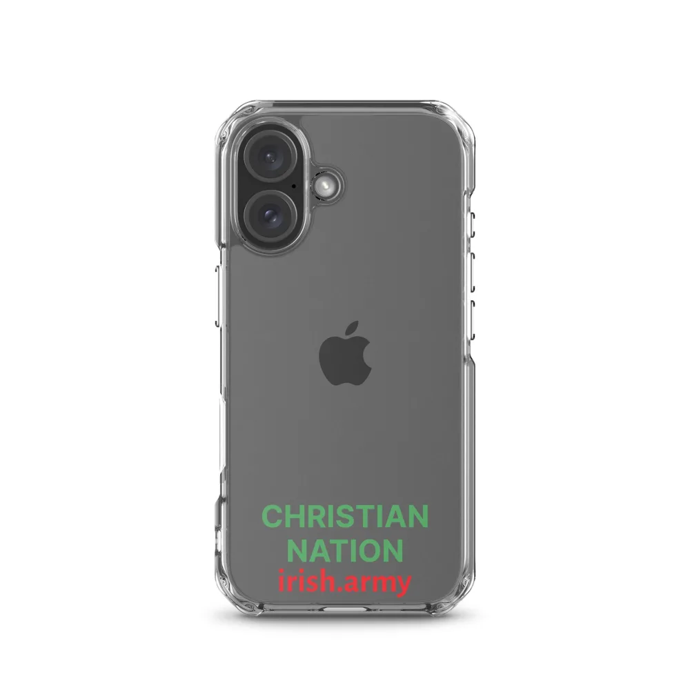 Christian Nation - Klare Hülle für iPhone®
