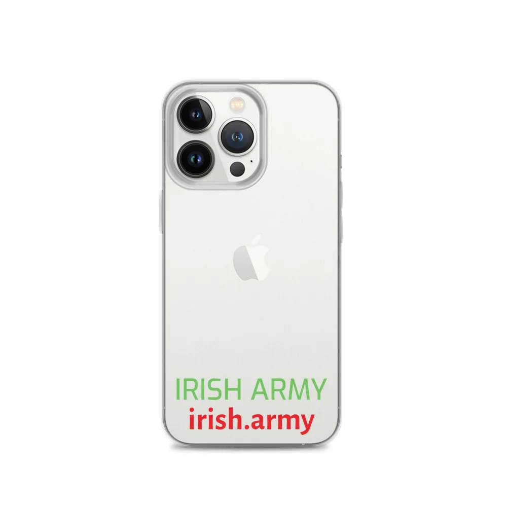 Irische Armee - Transparente Hülle für iPhone®
