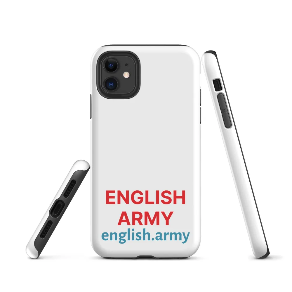 ENGLISCHE ARMEE – Robuste Schutzhülle für iPhone®