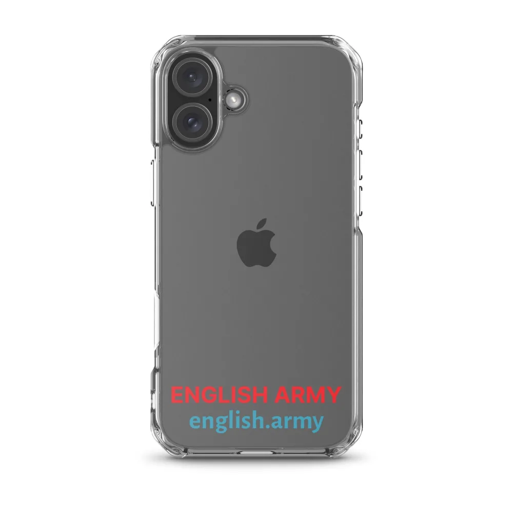 ENGLISCHE ARMEE – Transparente Hülle für iPhone®