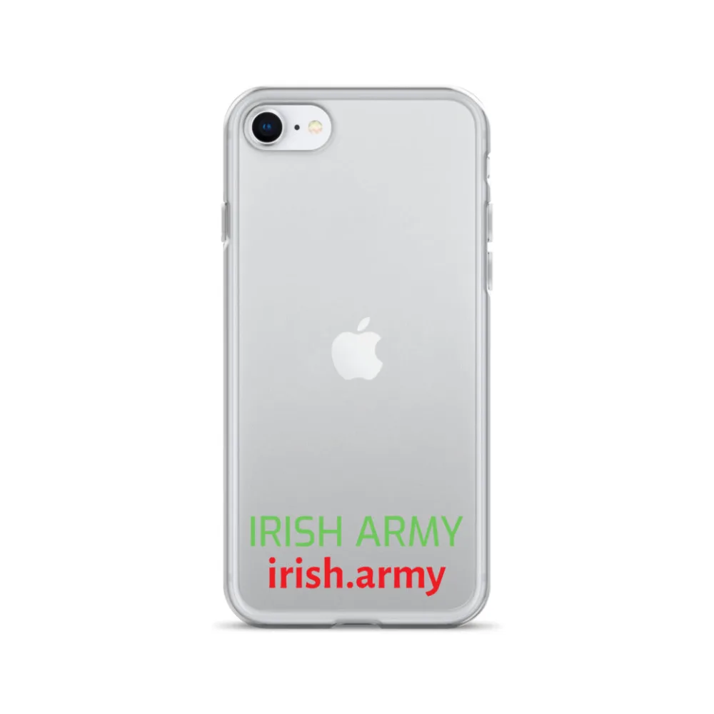 Irische Armee - Transparente Hülle für iPhone®