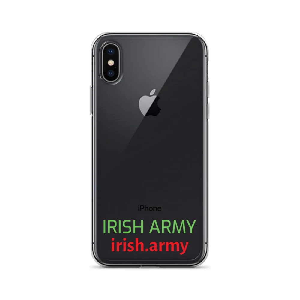 Irische Armee - Transparente Hülle für iPhone®